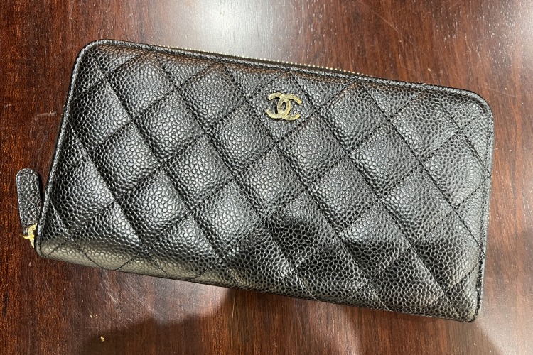 【人気】CHANEL 長財布 マトラッセ　ラウンドファスナー